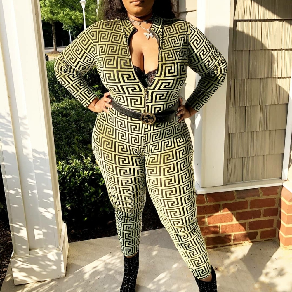 Green Cube Jumpsuit